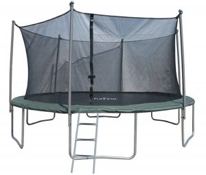 Furinno 10 FT Trampoline with 5 Legs and 5 Poles Enclosure