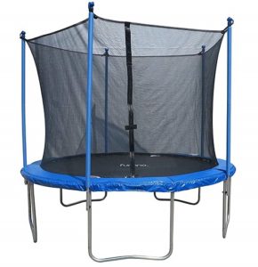 Furinno 12,15 FT Trampoline with 6 Legs and 6 Poles Enclosure