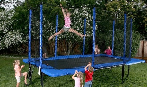 JumpSport Rectangular Trampoline Classic